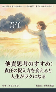 他責思考のすすめ:責任の捉え方を変えると人生がラクになる