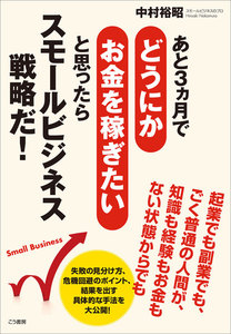あと3ヵ月でどうにかお金を稼ぎたいと思ったらスモールビジネス戦略だ!