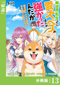 異世界転生したら愛犬ベスのほうが強かったんだが～職業街の人でも出来る宿屋経営と街の守り方～【分冊版】(ノヴァコミックス)13