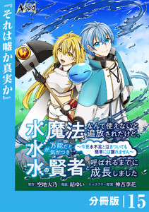 水魔法なんて使えないと追放されたけど、水が万能だと気がつき水の賢者と呼ばれるまでに成長しました～今更水不足と泣きついても簡単には譲れません～【分冊版】15