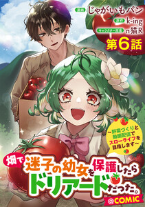 【単話版】畑で迷子の幼女を保護したらドリアードだった。～野菜づくりと動画配信でスローライフを目指します～@COMIC 第6話 電子書籍版