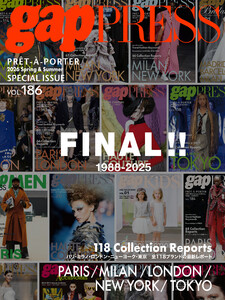 2026 S/S gap PRESS vol.186 PARIS / MILAN / LONDON / NEW YORK / TOKYO SPECIAL ISSUE 電子書籍版
