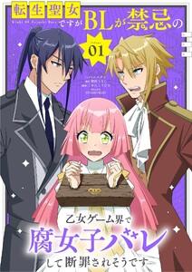 転生聖女ですがBLが禁忌の乙女ゲーム界で腐女子バレして断罪されそうです (1)