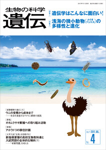 生物の科学 遺伝 2017年7月発行号 Vol.71 No.4 電子書籍版