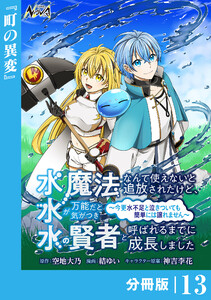 水魔法なんて使えないと追放されたけど、水が万能だと気がつき水の賢者と呼ばれるまでに成長しました～今更水不足と泣きついても簡単には譲れません～【分冊版】13