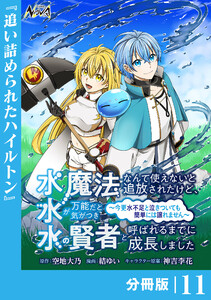 水魔法なんて使えないと追放されたけど、水が万能だと気がつき水の賢者と呼ばれるまでに成長しました～今更水不足と泣きついても簡単には譲れません～【分冊版】11